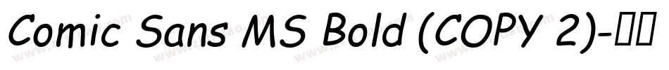 Comic Sans MS Bold (COPY 2)字体转换